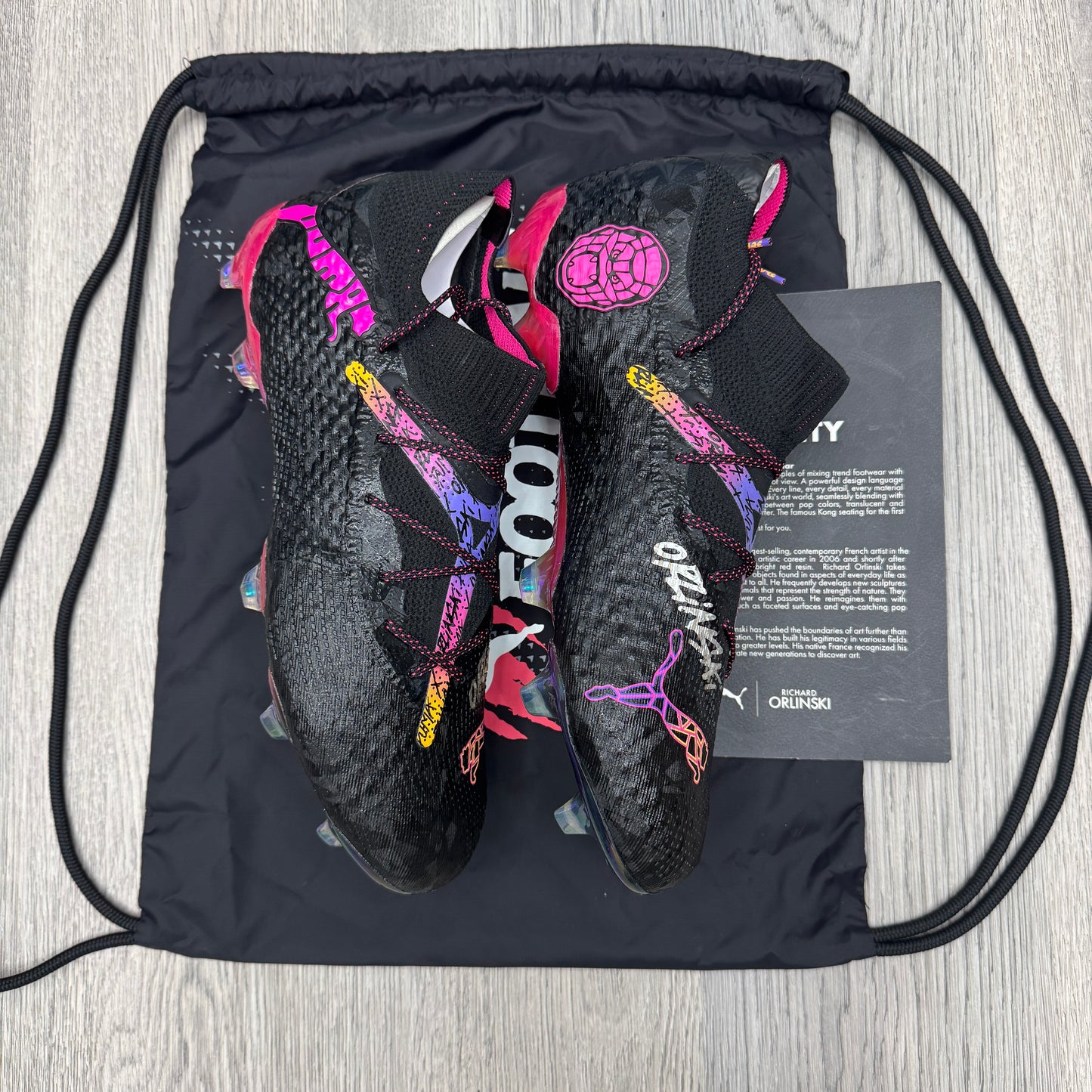 Puma Men's Orlinski x Future Ultimate 7 FG AG 'Black Edition'