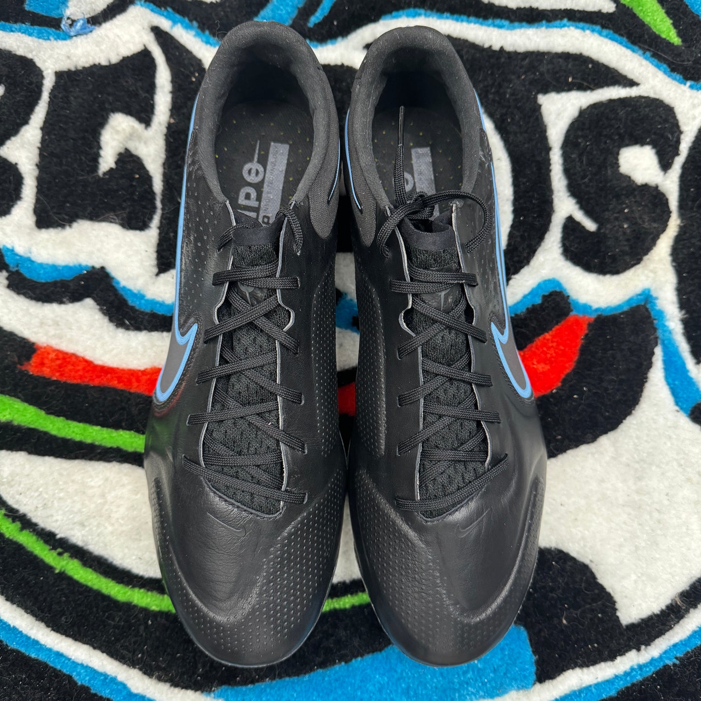 Nike Tiempo Legend 9 Elite FG Black Blue Hero