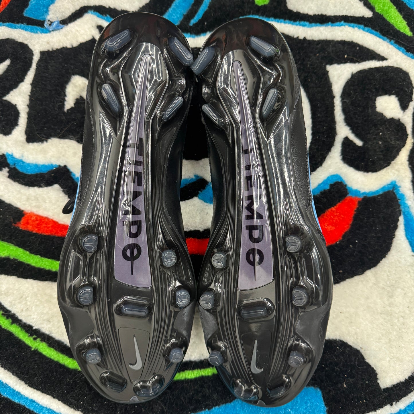 Nike Tiempo Legend 9 Elite FG Black Blue Hero