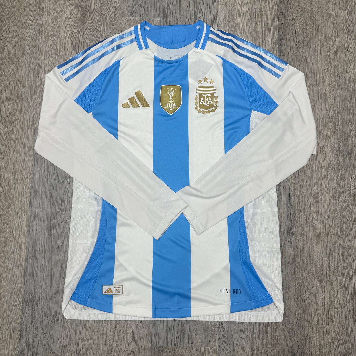 Adidas Argentina 2024 Authentic Long sleeve Home Jersey