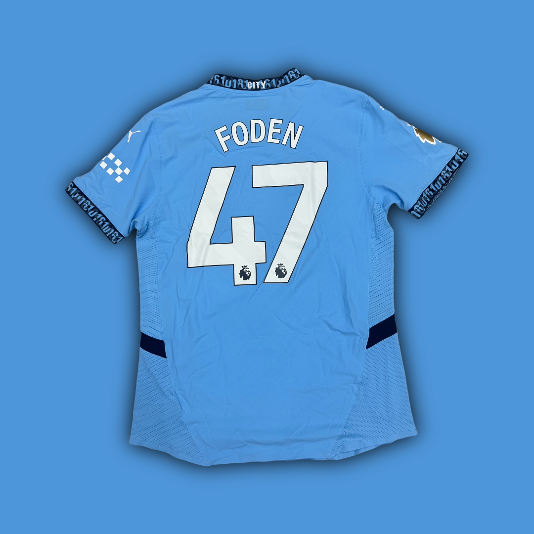 Puma Foden Manchester City Authentic Home Jersey 24/25 With Gift Box