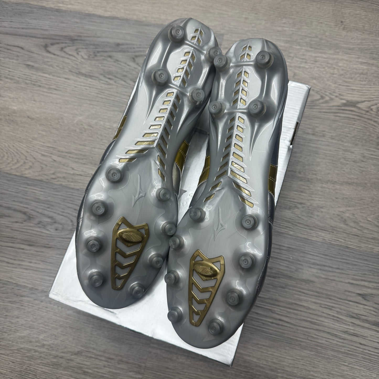 Mizuno Morelia DNA Japan FG Platinum Silver