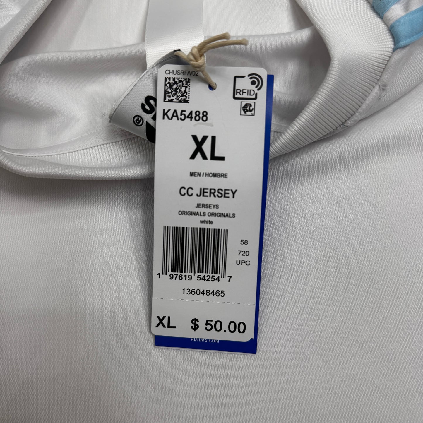 Adidas Climacool Jersey White Blue