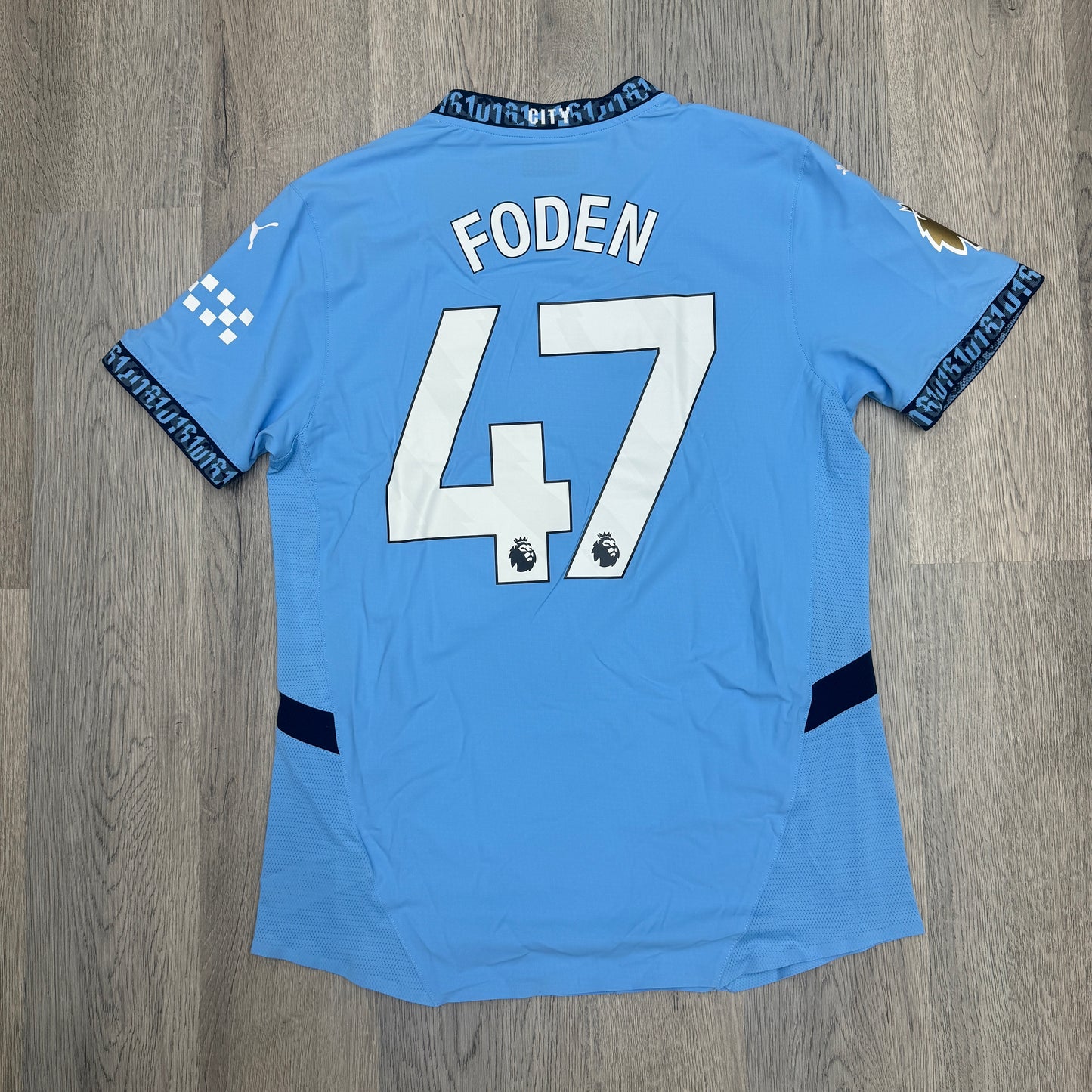 Puma Foden Manchester City Authentic Home Jersey 24/25 With Gift Box