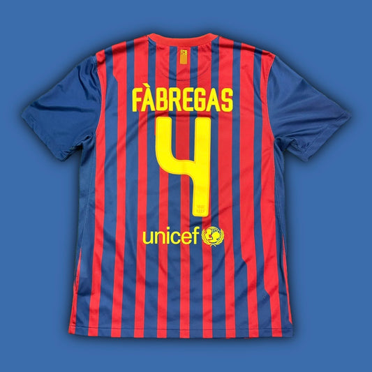 Nike Fabergas FC Barcelona 11/12 Home Jersey