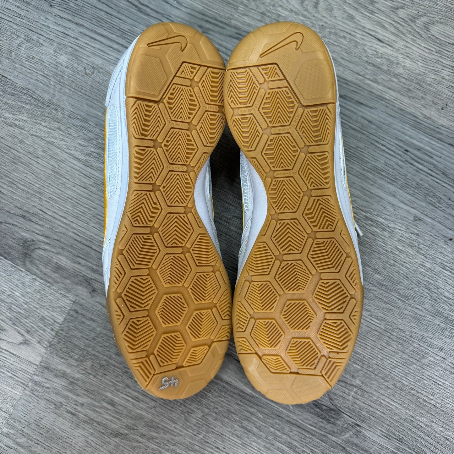 Nike Gato White/University gold/Gum yellow