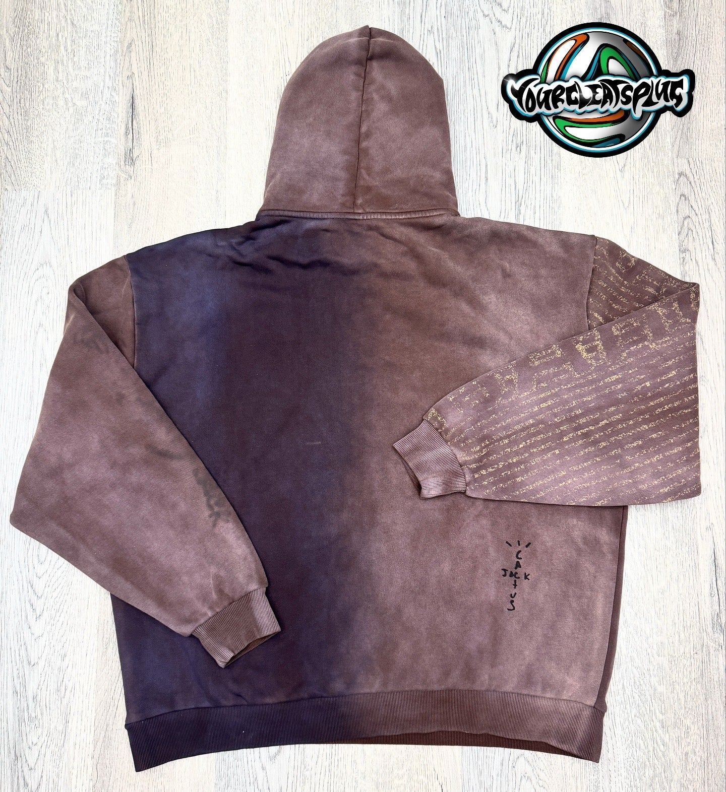 Nike FC Barcelona x Cactus Jack Split Dye Crest Hoodie ‘Brown’